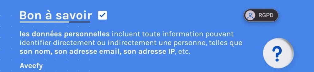 RGPD bon à savoir