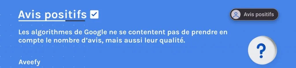 avis Google positifs bon à savoir
